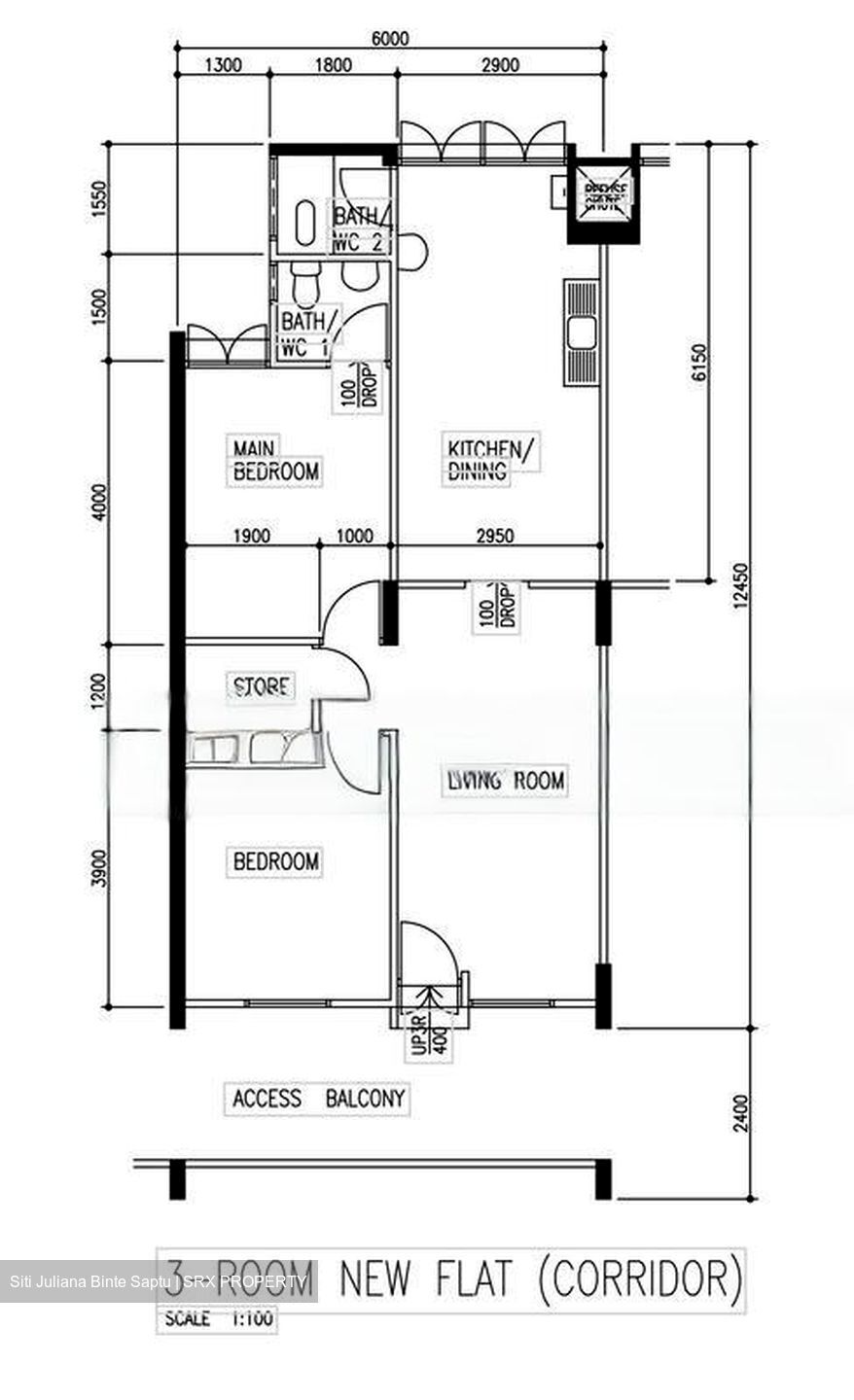 Blk 330 Clementi Avenue 2 (Clementi), HDB 3 Rooms #472204251